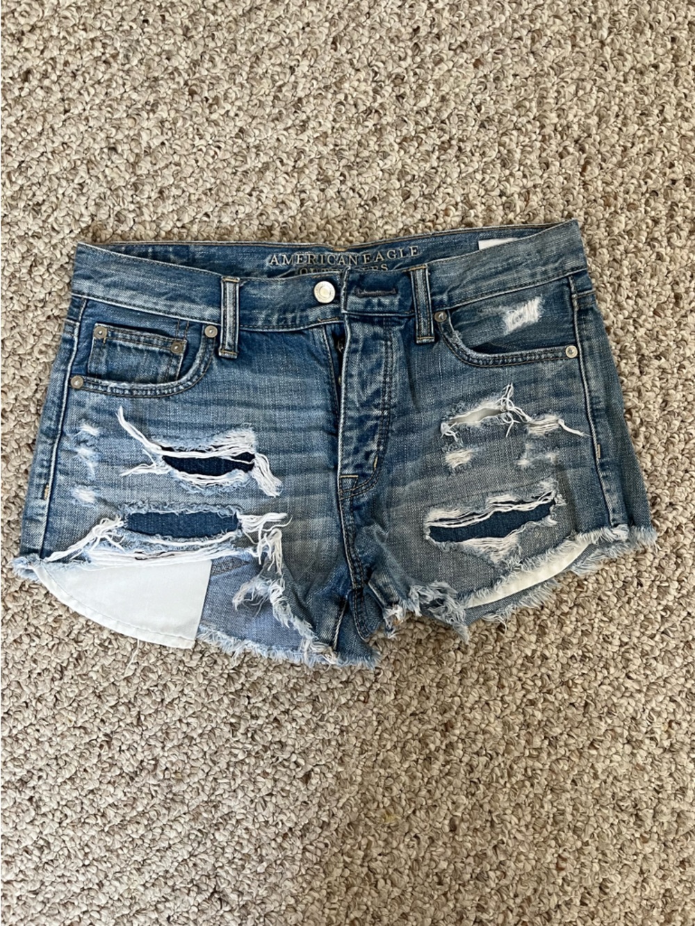 American Eagle Vintage High Rise Festival Jean Shorts